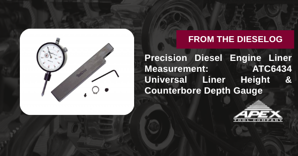 Precision Diesel Engine Liner Measurement: ATC6434 Universal Liner Height & Counterbore Depth Gauge